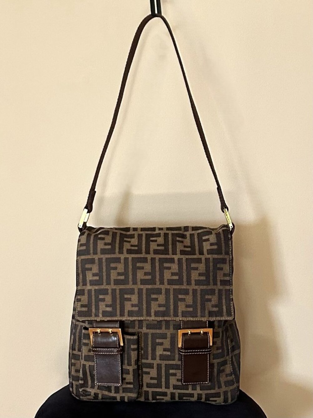 FENDI Zucca Shoulder Bag